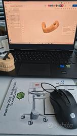 Scanner Medit i500 + notebook HP performante