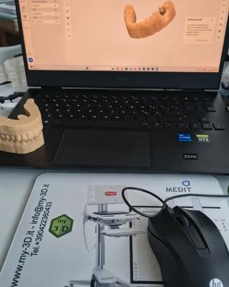 Scanner Medit i500 + notebook HP performante