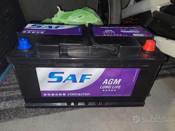 Batteria Auto SAF AGM 95Ah 850A - NUOVA / MAI USAT
