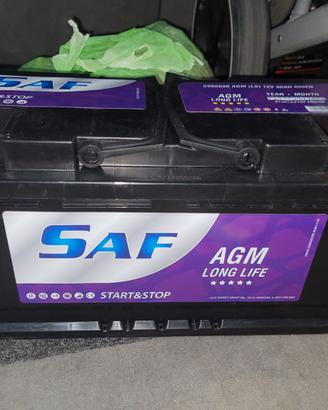 Batteria Auto SAF AGM 95Ah 850A - NUOVA / MAI USAT