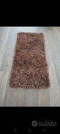tappeto Shaggy marrone rettangolarr