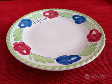 Piatto ceramica Galvani "Guaiane" anni '60