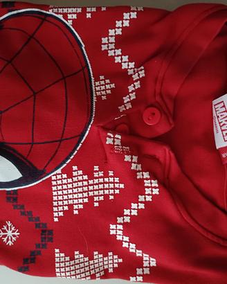 pigiama spider-man bimbo 7 anni