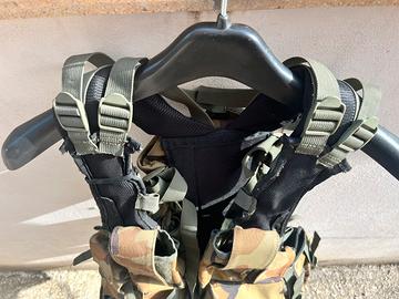 Gilet tattico militare pettorina softair