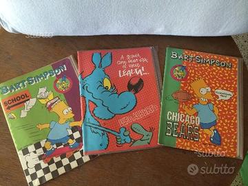 Cartelline disegni animati lupo Alberto, Simpson