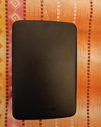hard disk esterno portatile 2 Tb Toshiba perfetto 