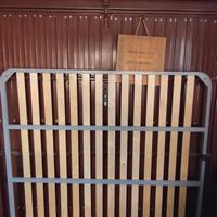 Rete a doghe in legno matrimoniale 160×190