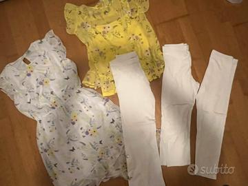Vestito e t-shirt estivi 9-10 anni