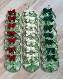 Decorazioni natalizie fatte a mano 