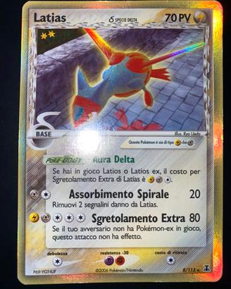 Latias Stamped (DS 8/113) EX Delta Species - ITA