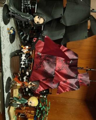 Nave pirata libro con casa e statuette harry potte