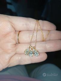 collana pendenti oro 14kt 585