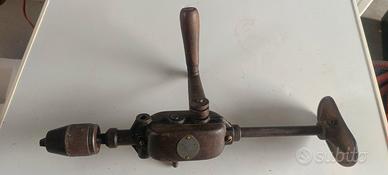trapano a mano vintage