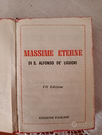 Massime Eterne di  S. Alfonso De Liguori, 1960