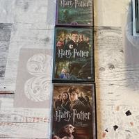 Tre dvd Harry Potter