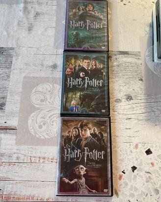 Tre dvd Harry Potter