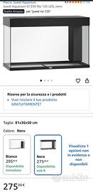 Acquario juwel rio 125 nero + accessori