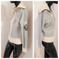 Liu Jo Maglia grigio/panna decori Swarovski M donn