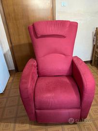 Poltrona Relax rossa