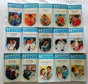15 Romanzi Harmony serie bianca vintage