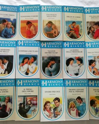 15 Romanzi Harmony serie bianca vintage