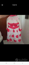 Bello vestito da cerimonia da bimba stoffa italian