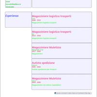 Autista magazziniere