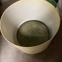 Coprivaso in plastica grande diametro