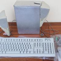 Kit tastiera + mouse + casse per PC anni 80-90