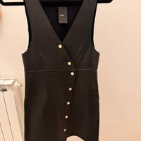 Maje vestito in pelle, size XS