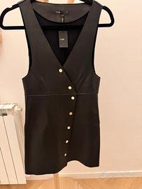 Maje vestito in pelle, size XS
