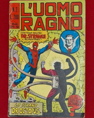 Uomo Ragno Spiderman n°3 originale 1970 Marvel