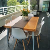 tavolo calligaris con 6 sedie 