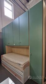 Codice: 268285  ARMADIO A PONTE 6 ANTE COLORE FAGG