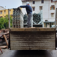 Ponteggio zincato e verniciato