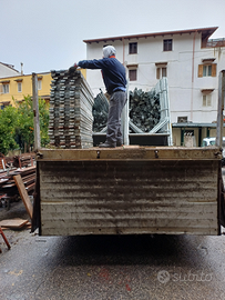 Ponteggio zincato e verniciato