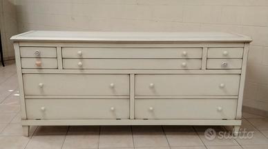 CREDENZA 6 CASSETTI + 2 RIBALTE
