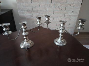 Coppia di candelabri 