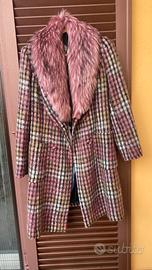 Cappotto Cristianaeffe con collo di pelliccia