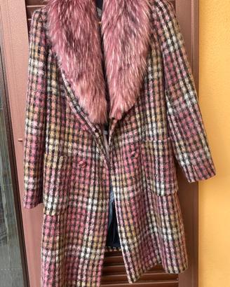 Cappotto Cristianaeffe con collo di pelliccia