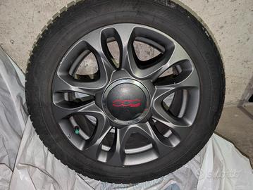Cerchi con gomme Fiat 500