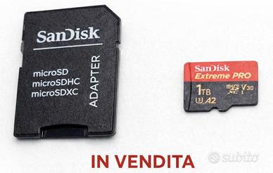 SanDisk Extreme PRO microSDXC 1TB + Adattatore SD