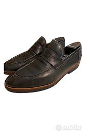 Mocassini Stemar Uomo – Pelle Blu,Made in Italy