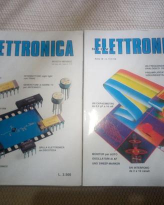 16 Numeri Nuova Elettronica rivista anni '80