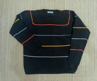 maglione in cotone e acrilico 