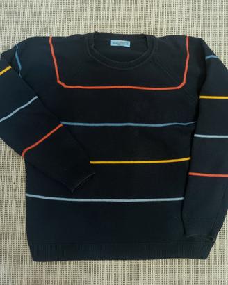 maglione in cotone e acrilico 