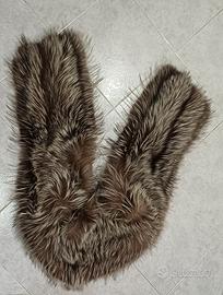 Collo in pelliccia di volpe argentata - Pagano