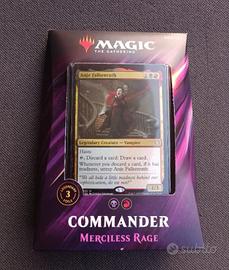 Magic Commander 2019 "Merciless Rage" Deck English