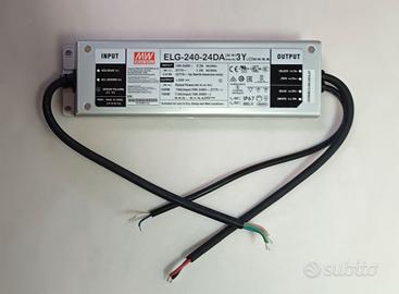 ALIMENTATORE Dali MEANWELL ELG-240-24DA-3Y IP67 AC