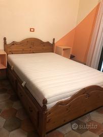 Letto piu materasso una piazza e mezza
